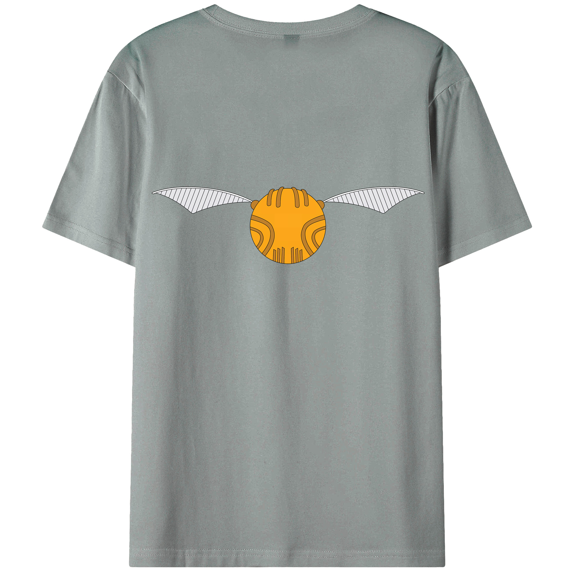 （画像用） Harry Potter ハリー・ポッターシリーズ 綿100％ メンズ半袖Tシャツ（バックプリント） 通気性